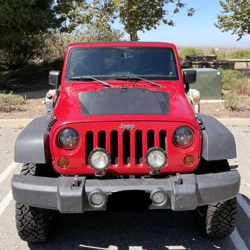 Jeep Wrangler JK Lensun 105W Kapotní/Flexibilní Solární Panel